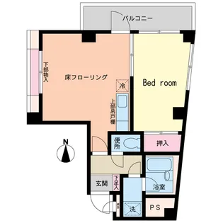 西本ビル【4階】の間取り