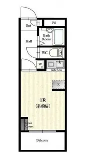 フリービング新宿【3階】の間取り