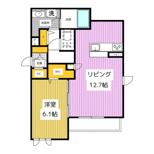 アネティス井深【3階】の間取り