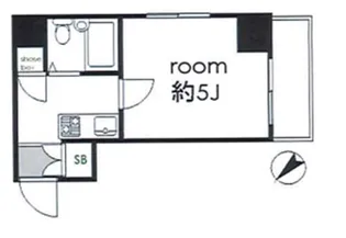 ダイホープラザ千駄木【8階】の間取り