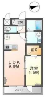 リヴソレイユ【2階】の間取り