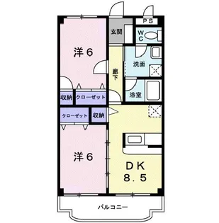アヴェニール21【4階】の間取り