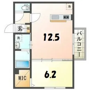 Mansion RainbowII(マンションレインボーII)【2階】の間取り