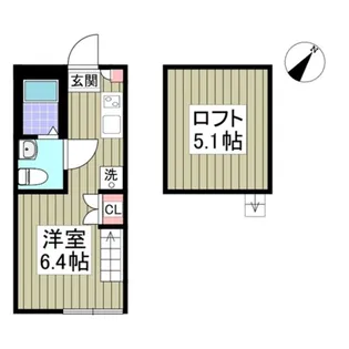 ヴィルナタル【2階】の間取り