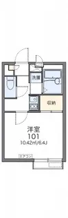 レオパレスドルチェ【2階】の間取り