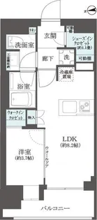 リビオレゾン内神田【10階】の間取り