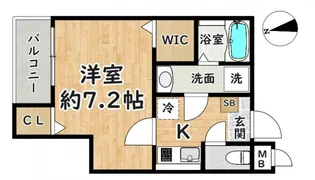 Best Village 三反田【1階】の間取り