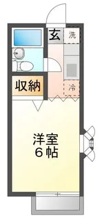 プチメゾン北條【2階】の間取り