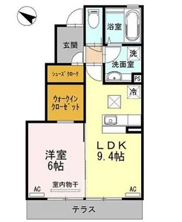 アムール【1階】の間取り