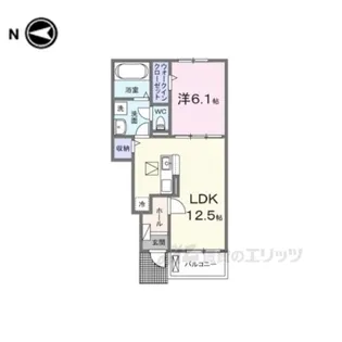 アルデバラン【1階】の間取り