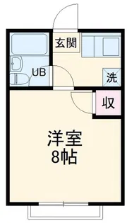レインボー丸根【1階】の間取り