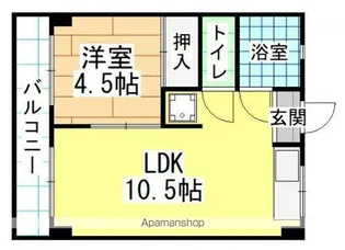 アベニュー片野【2階】の間取り