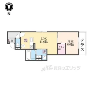 LEGALO伏見【1階】の間取り