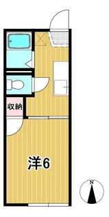 コーポ野上C【2階】の間取り