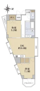 エメラルドII【2階】の間取り