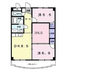 メゾン福美【3階】の間取り