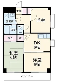 ホーリーグランド稲毛山王【1階】の間取り