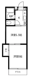桶川ハイツ【1階】の間取り