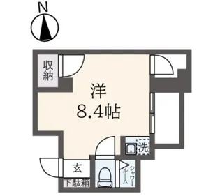 シェモア―武蔵【5階】の間取り