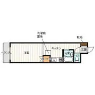 サン黒髪【3階】の間取り