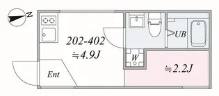 trias253【4階】の間取り