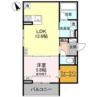 ソヴリンティ【2階】の間取り