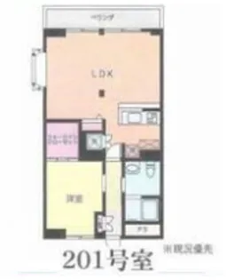 ヴァンベール苅部【2階】の間取り
