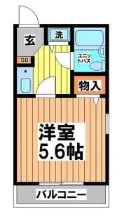 ジョイフル幡ヶ谷弐番館【4階】の間取り