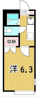カーサーアオイA【2階】の間取り