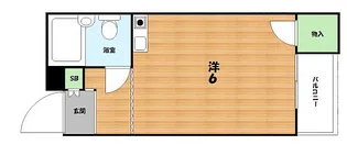 マンショングリーン【3階】の間取り