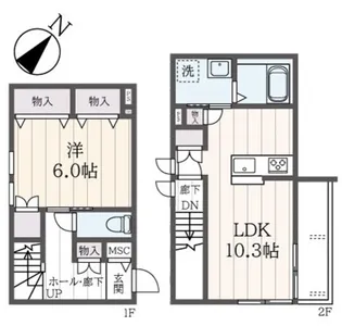LUCE DUEの間取り