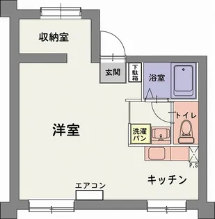 リバースひらき【3階】の間取り