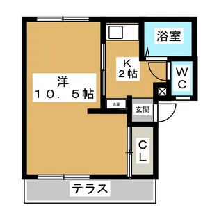 フォーブル塚本【1階】の間取り