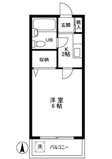 パークヒルズしらゆり【1階】の間取り