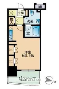 パークアクシス博多【5階】の間取り