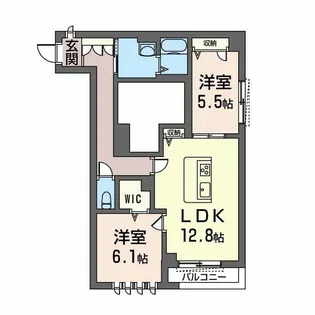 アゼリアージュ【2階】の間取り