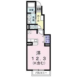 ヴィラ美里 B【1階】の間取り