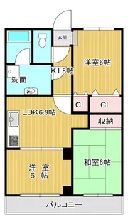 サンドラアーレ【1階】の間取り