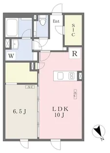Reve Residence 学芸大学【2階】の間取り