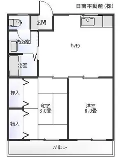 TKコーポ A棟【2階】の間取り