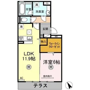エクラシオールu【1階】の間取り