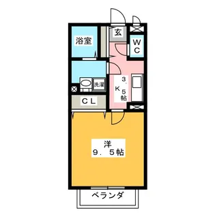 ヨーロピアンシャレー・ピュア【2階】の間取り