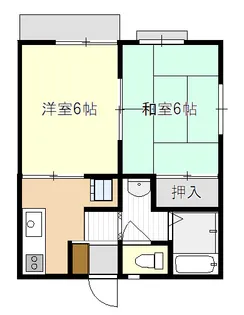 アメニティー小川【2階】の間取り