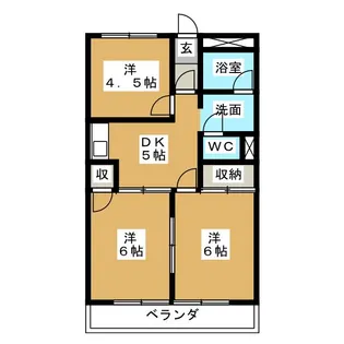 ロイヤルプラザヤマダ【6階】の間取り