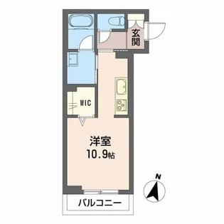 ハイネススト霞町【3階】の間取り