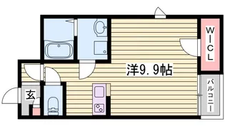 レオネクストピースフルミヅキ【1階】の間取り
