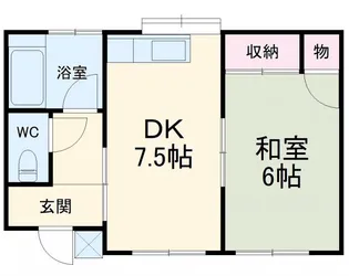 ハイツF3【2階】の間取り