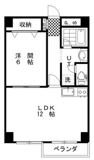 ロイヤルシティコート【5階】の間取り