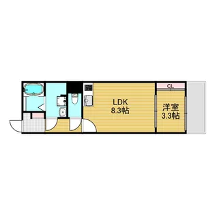 リブレメゾン淡路1【2階】の間取り