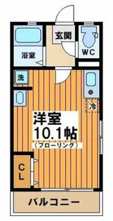 フラットJ【1階】の間取り